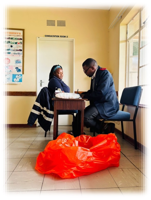 Photo: An ESR employee being attended to at the Clinic
