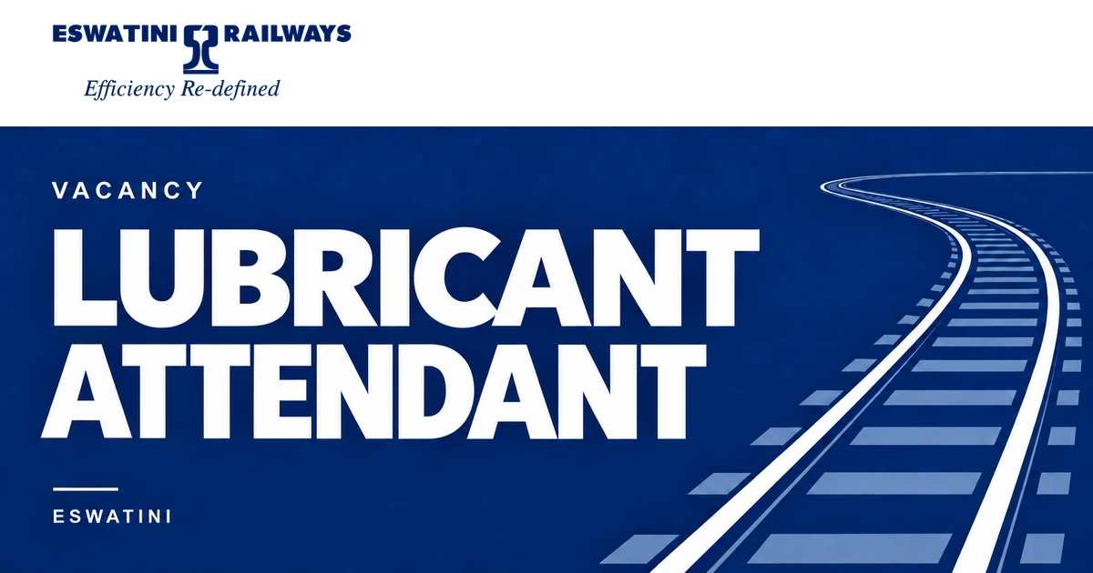 VACANCY – LUBRICANT ATTENDANT
