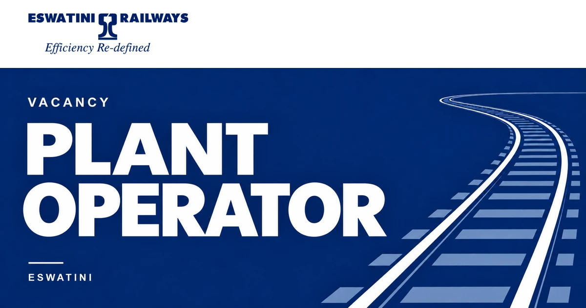VACANCY – PLANT OPERATOR