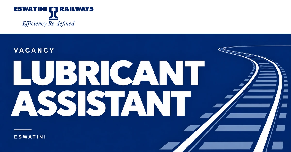 VACANCY – LUBRICANT ASSISTANT
